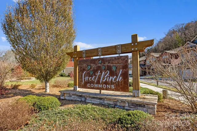 a sign on the side of a building