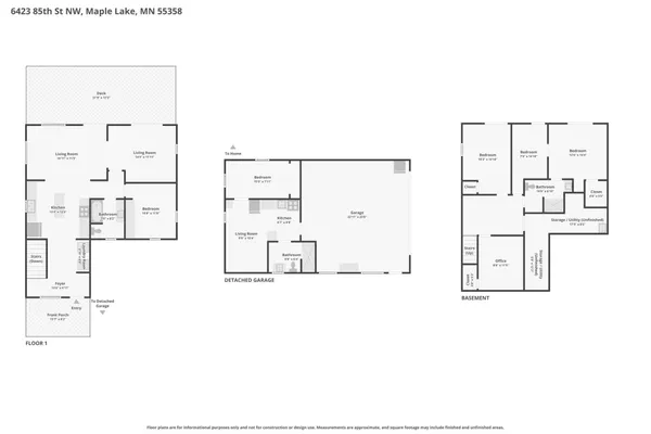 $375,000 | 6423 85th Street Northwest, Maple Lake, MN 55358