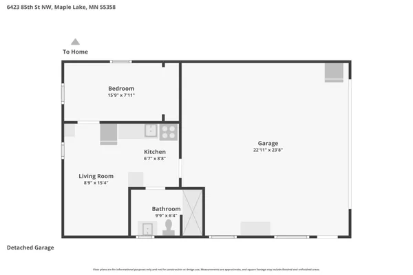 $375,000 | 6423 85th Street Northwest, Maple Lake, MN 55358