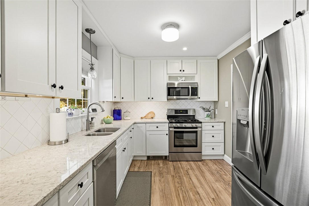 124 Meadow Road Woonsocket, RI 02895 - Photo 22 of 47 quartz countertops, tile backsplash