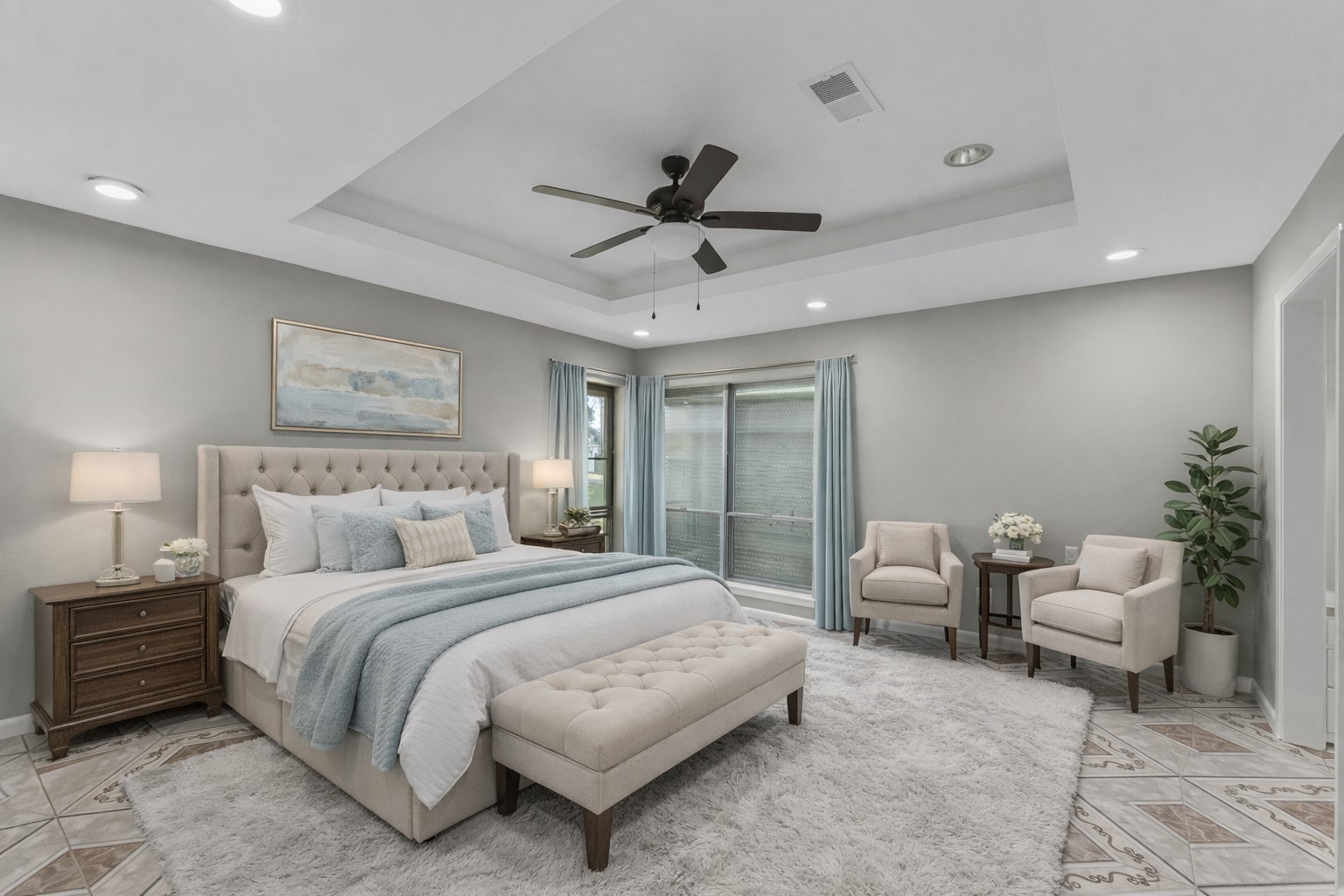 1109 Becker Street Channelview, TX 77530 - Photo 19 of 49 a bedroom with a bed and furniture