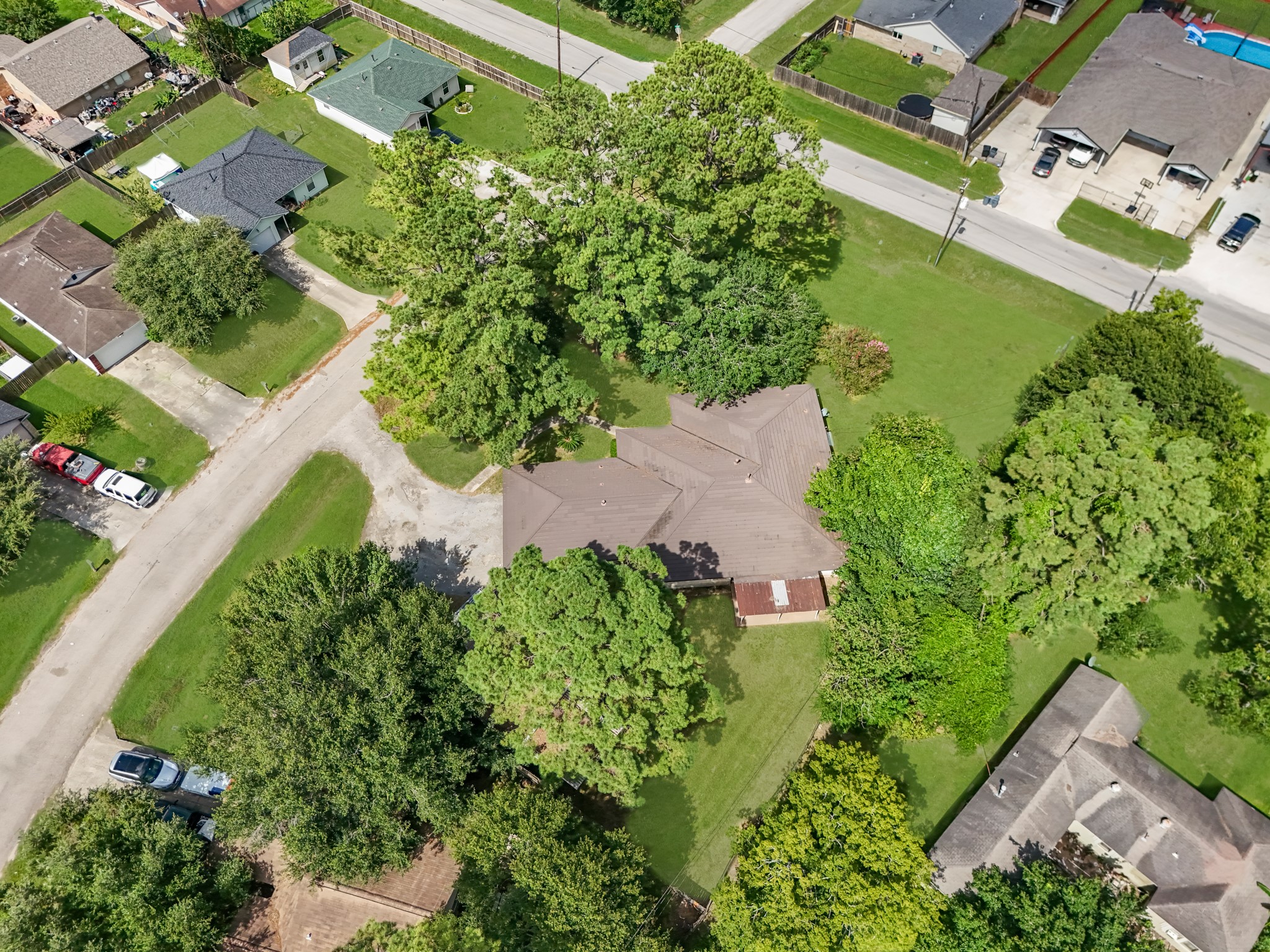1109 Becker Street Channelview, TX 77530 - Photo 3 of 49 an aerial view of a house with a yard