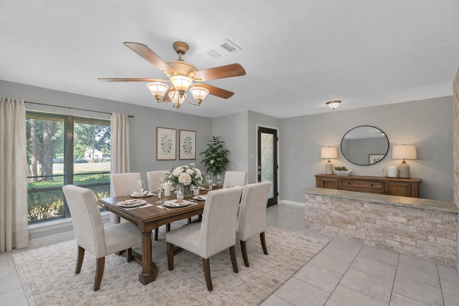 1109 Becker Street Channelview, TX 77530 - Photo 4 of 49 a view of a dining room that has a table and chairs