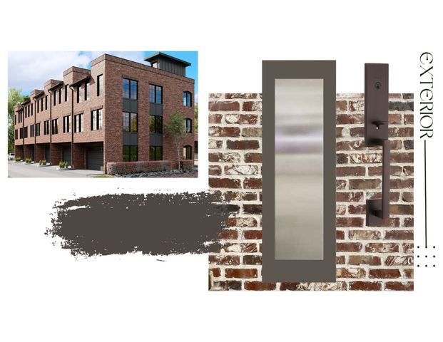 a black and white photo of a black building