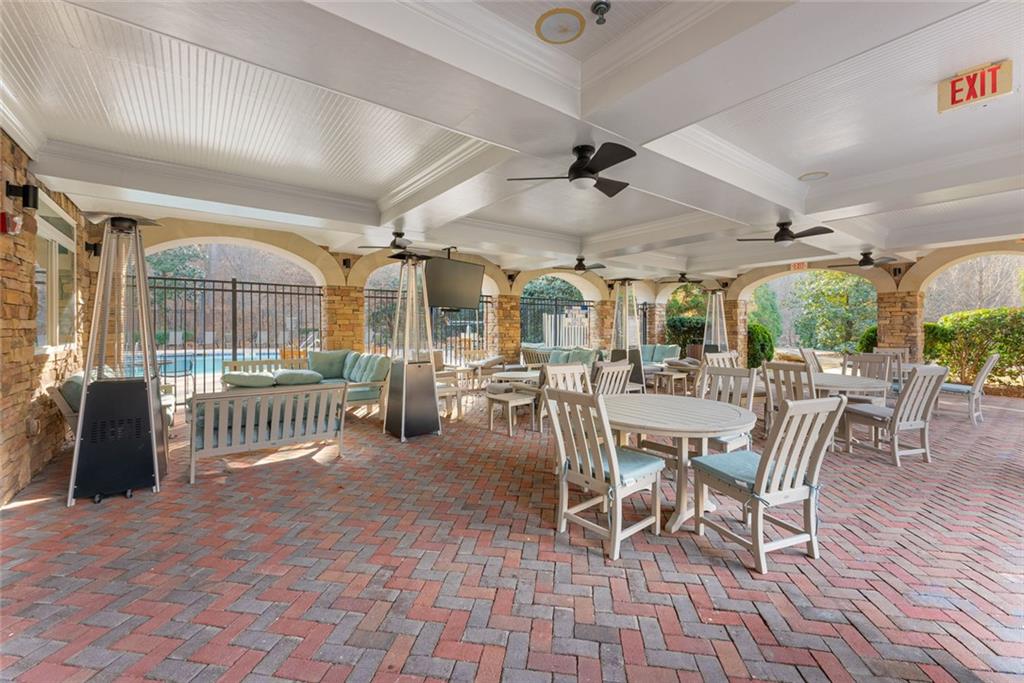 317 Riversedge Drive Atlanta, GA 30339 - Photo 58 of 68 a view of a dining room with furniture window and outside view