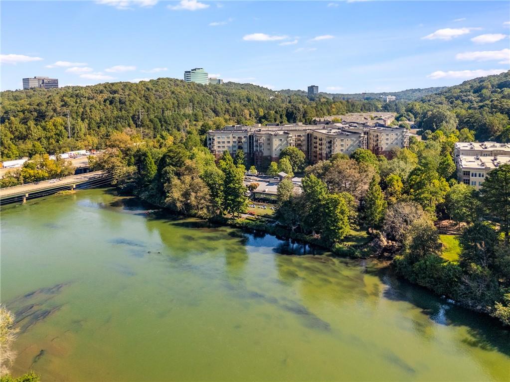 317 Riversedge Drive Atlanta, GA 30339 - Photo 68 of 68 a view of a lake with mountains in the background
