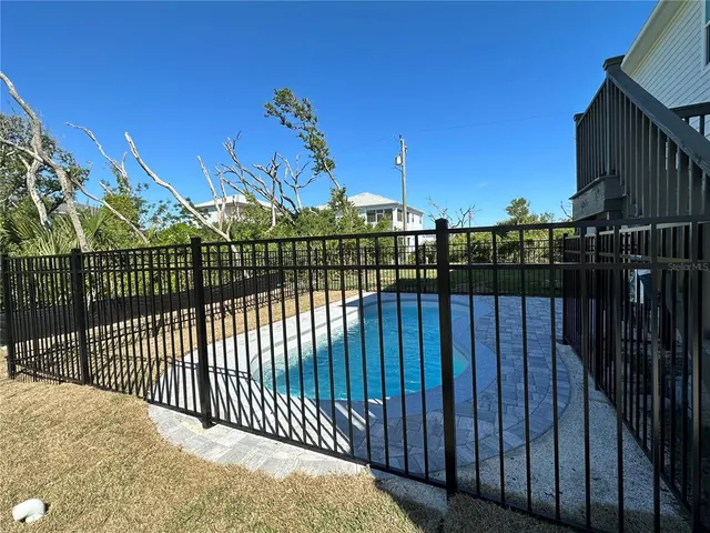 a view of a roof deck