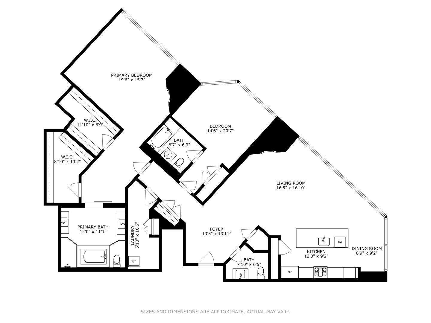 401 North Wabash Avenue, Unit 44F Chicago, IL 60611 - Photo 26 of 26 a picture of a room with a white wall and white