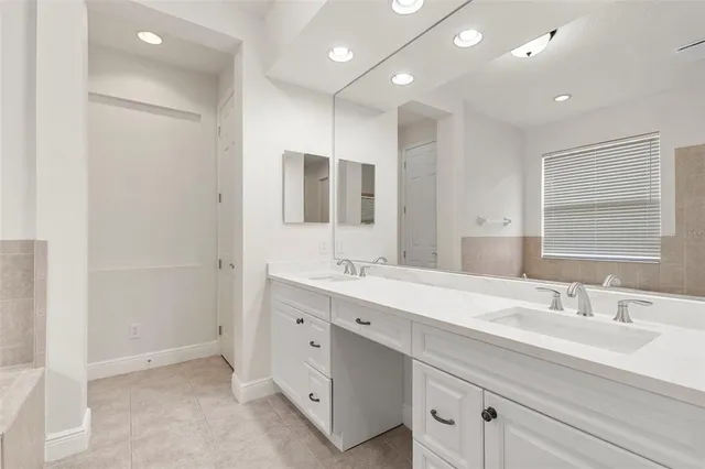 a view of workspace with wooden floor