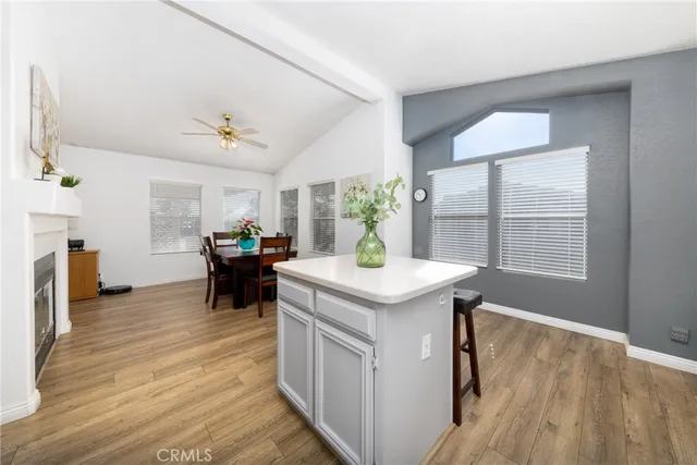 a view of a kitchen and a sink