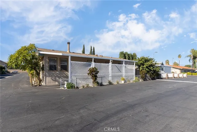 a view of a house with a patio