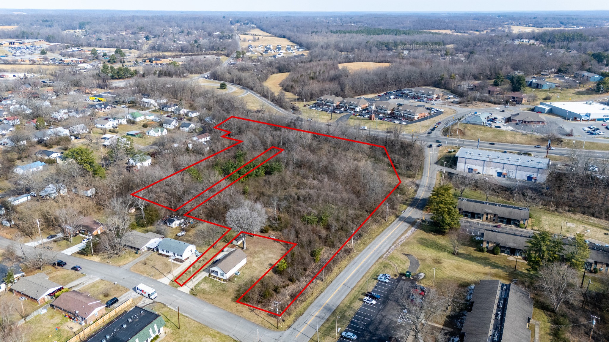 0 Henslee Dr Spring Street Dickson, TN 37055 - Photo 10 of 21 an aerial view of a city