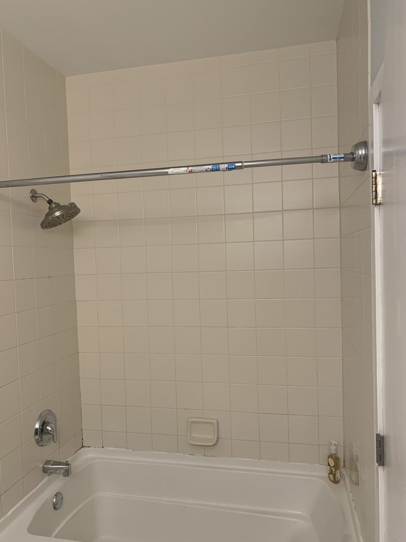 2323 West Pershing Road, Unit 319 Chicago, IL 60609 - Photo 32 of 39 a bathroom with a shower and a bath tub