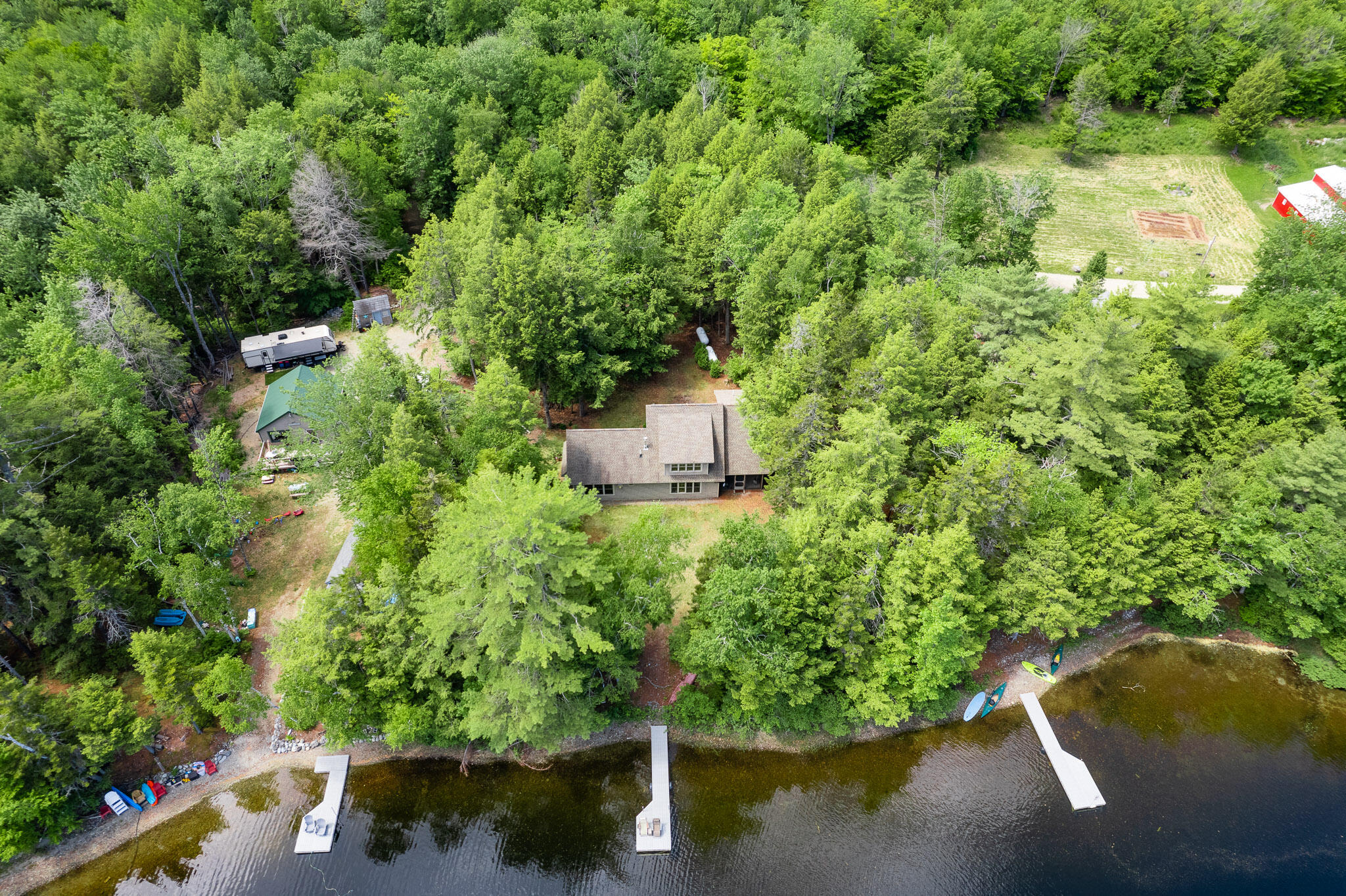 566 Springy Pond Road Otis, ME 04605 - Photo 4 of 36 House Aerial2