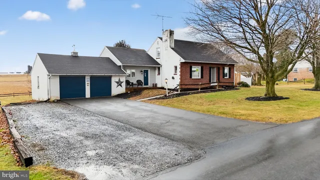 a view of a brick house