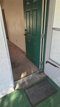 a view of a door