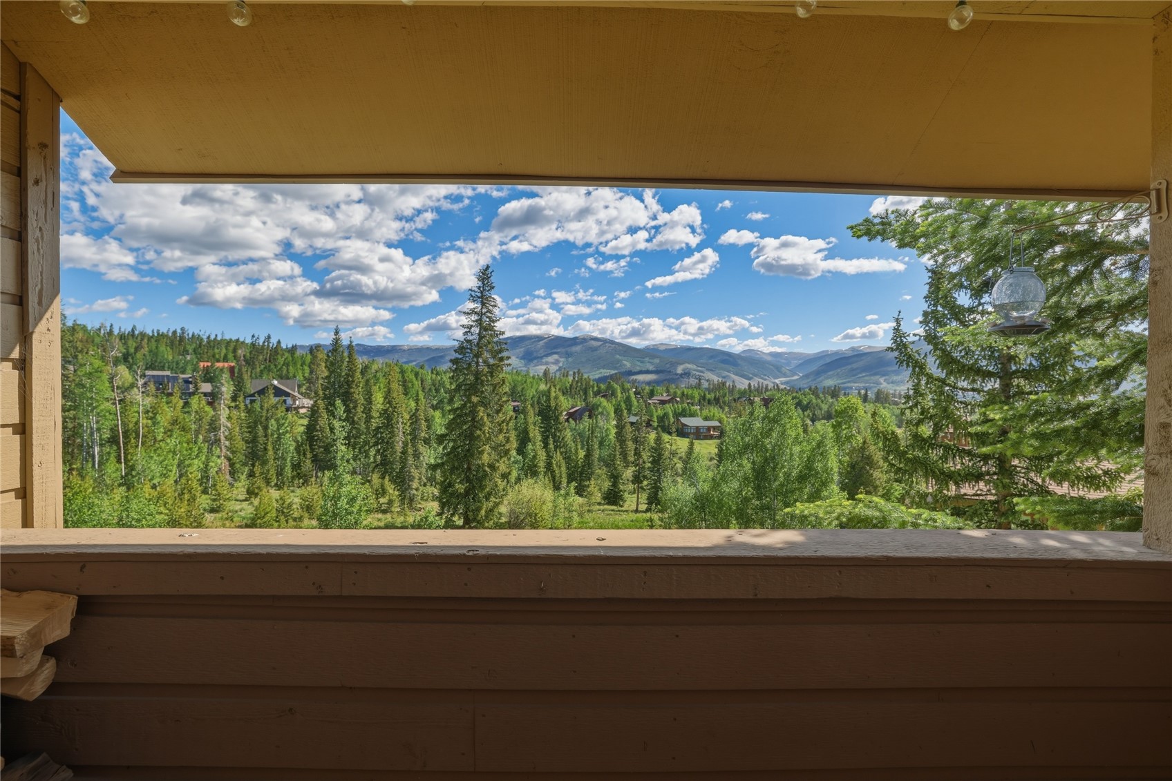 6726 Ryan Gulch Road, Unit 6726 Wildernest, CO 80498 - Photo 28 of 39 a view of a yard from a window