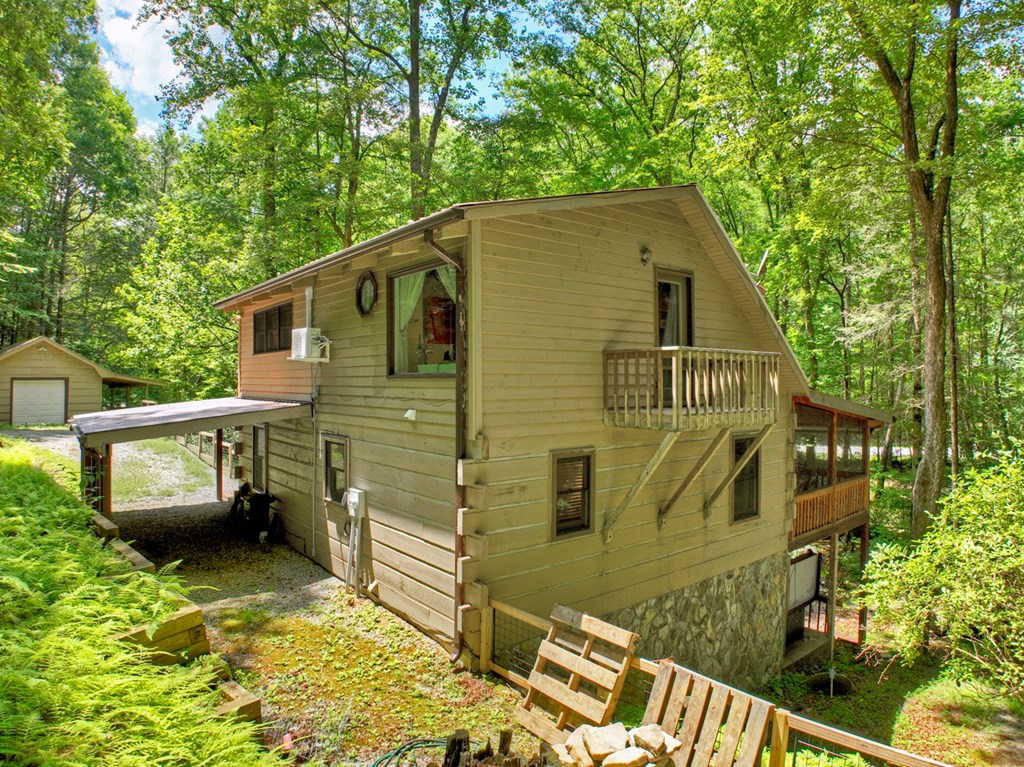100 Stanley Creek Road Cherry Log, GA 30522 - Photo 17 of 81 a view of a house with a yard