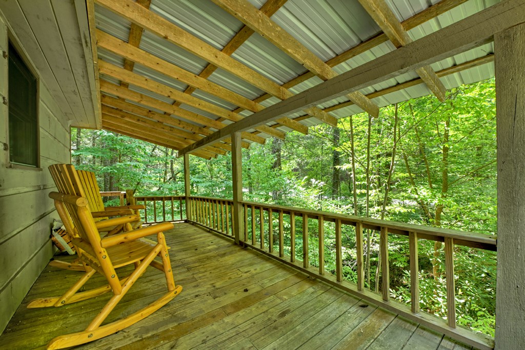 100 Stanley Creek Road Cherry Log, GA 30522 - Photo 24 of 81 a view of a balcony with chairs