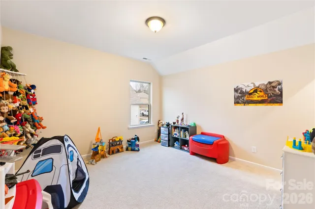 a view of a room with toys