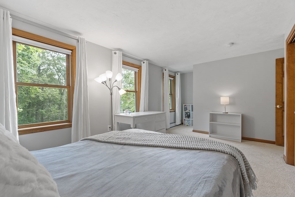 64 Wilder Road Ashby, MA 01431 - Photo 13 of 42 a bedroom with a bed and a large window