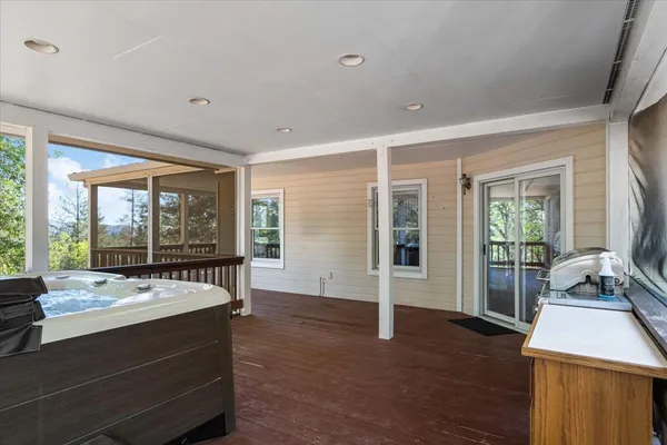 a view of outdoor space with trees