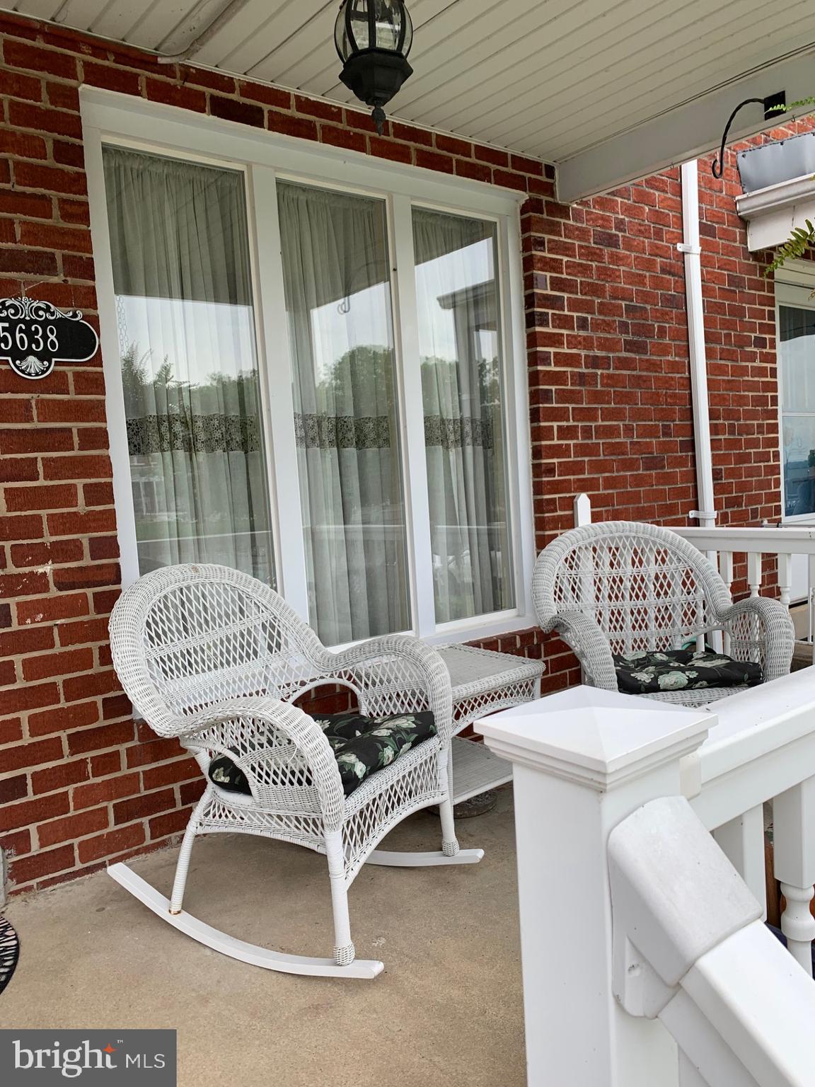 5638 Braxfield Road Halethorpe, MD 21227 - Photo 2 of 29 Covered porch. Wicker furniture comes w house