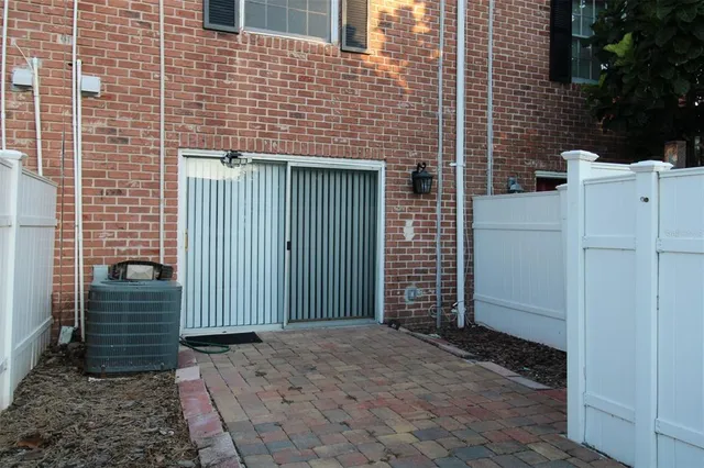 a backyard of a house