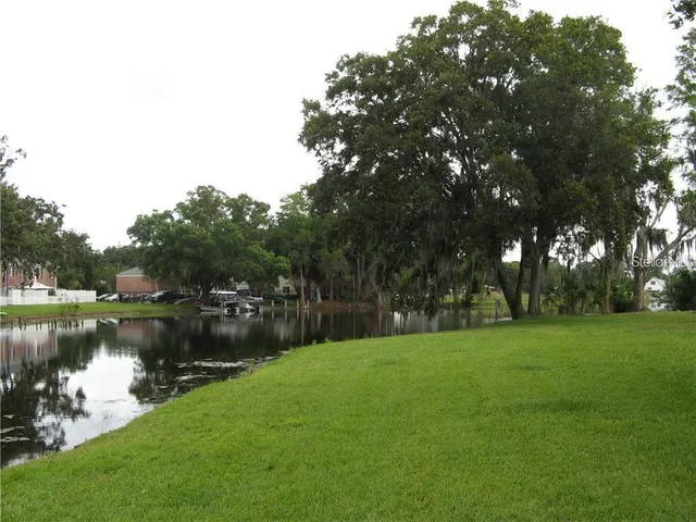 a view of lake with outdoor space