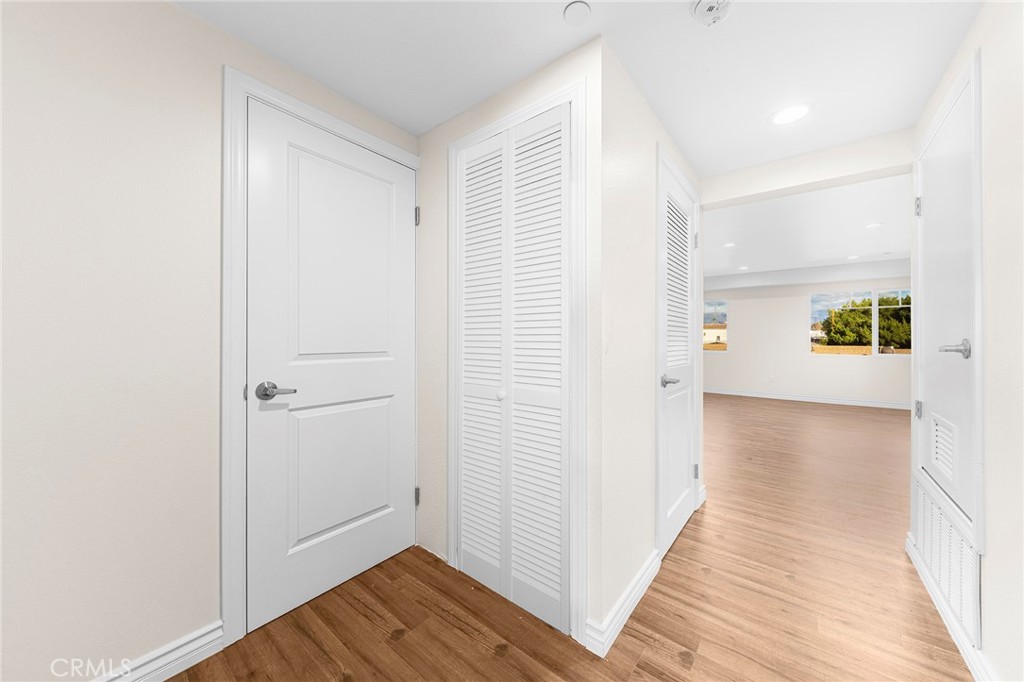 5639 Huntington Drive, Unit 1 Los Angeles, CA 90032 - Photo 10 of 25 a view of a hallway with wooden floor