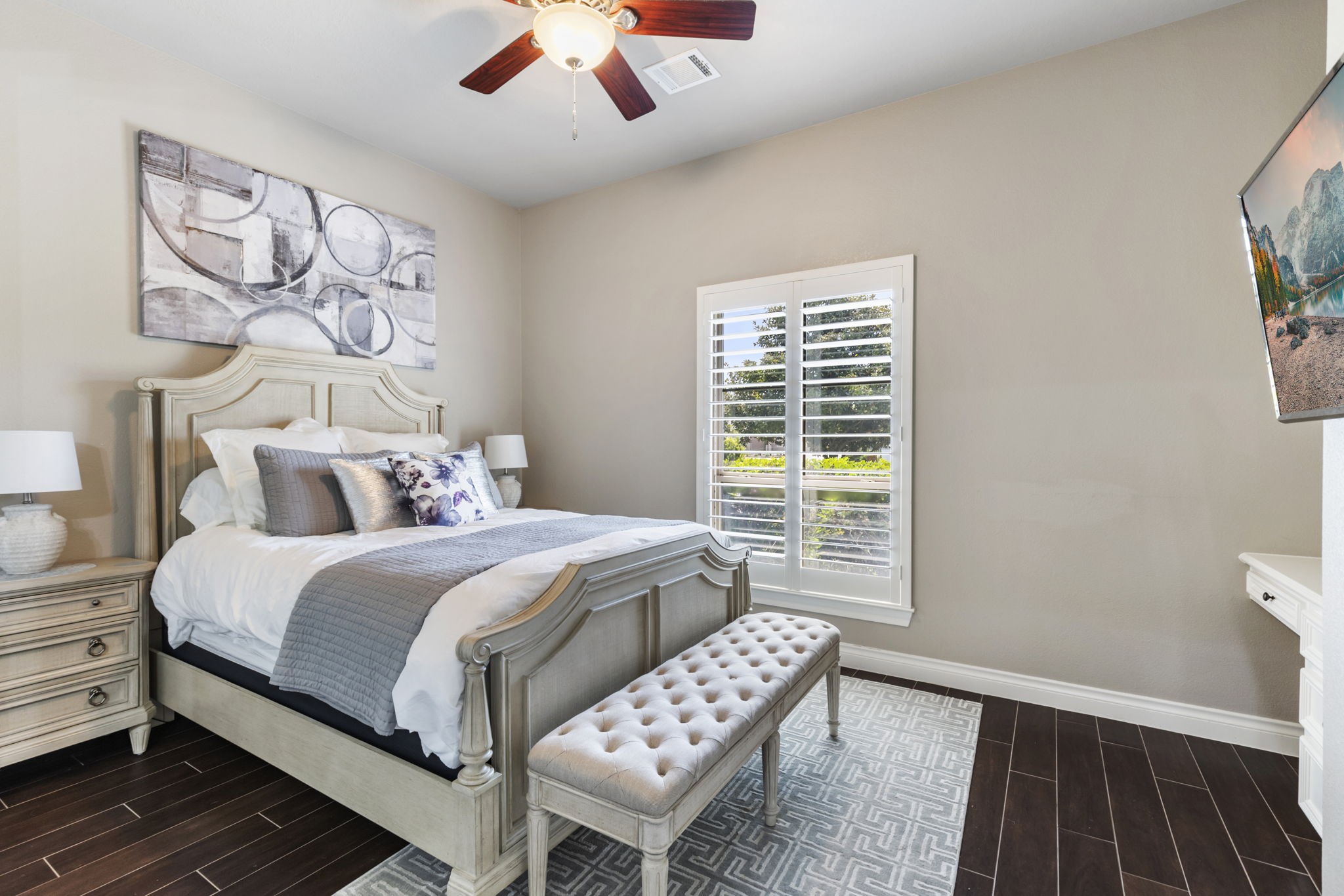 7930 Spring Village Drive Spring, TX 77389 - Photo 23 of 42 Secondary bedroom has wood flooring.