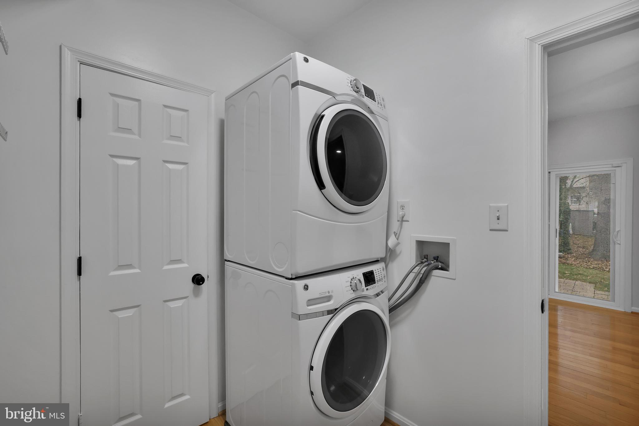 126 Myrtle Avenue Severn, MD 21144 - Photo 39 of 52 a view of a hallway with washer and dryer