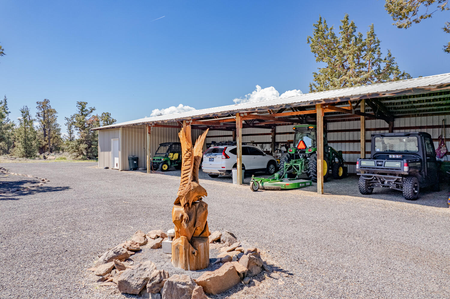 66250 Gerking Market Road Bend, OR 97703 - Photo 60 of 86 a view of a car garage