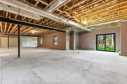 a view of an entrance of the building