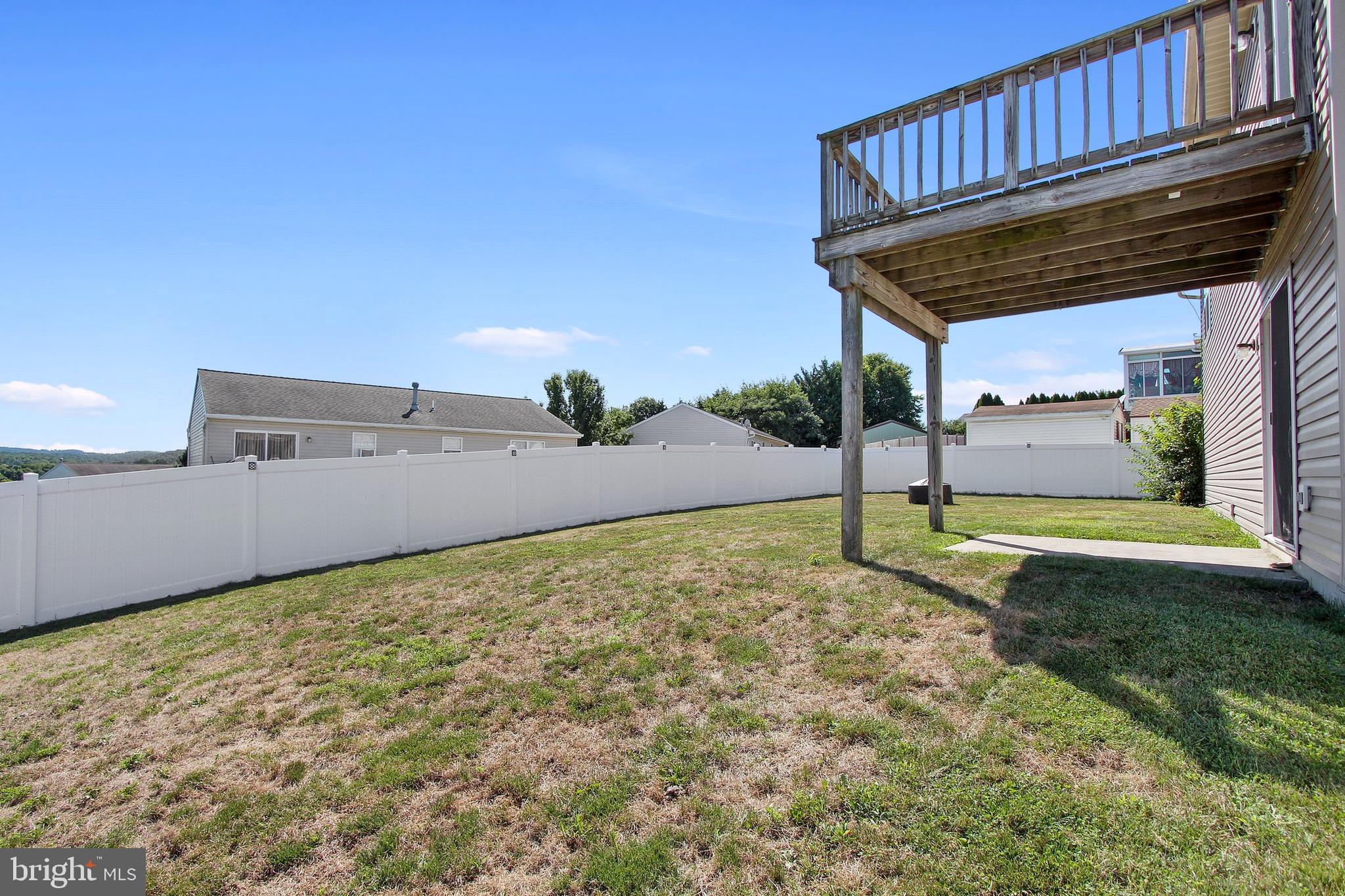 35 Coventry Cross Road Mount Wolf, PA 17347 - Photo 24 of 28 Rear Yard and Deck, 6" privacy fence