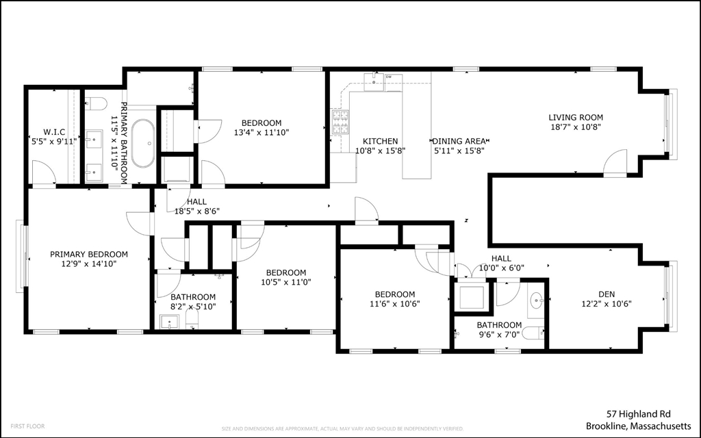 57-59 Highland Road, Unit 57 Brookline, MA 02445 - Photo 19 of 19 Gallery Image 19