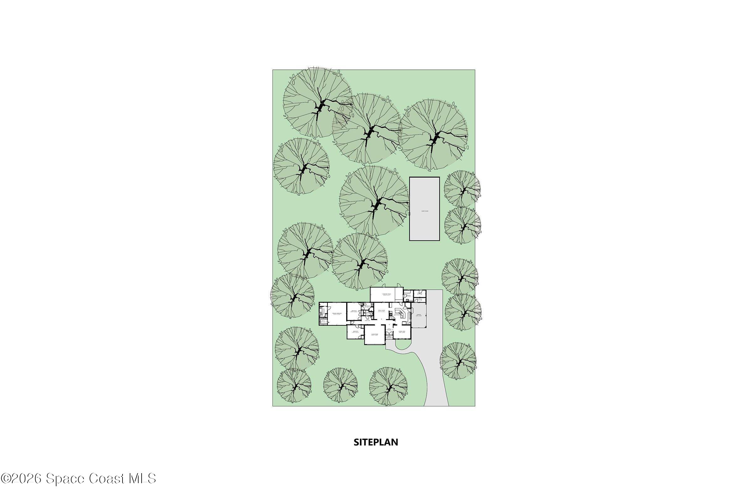 693 West Pine Road Melbourne Village, FL 32904 - Photo 36 of 65 42-693-W-Pine-SP-Siteplan