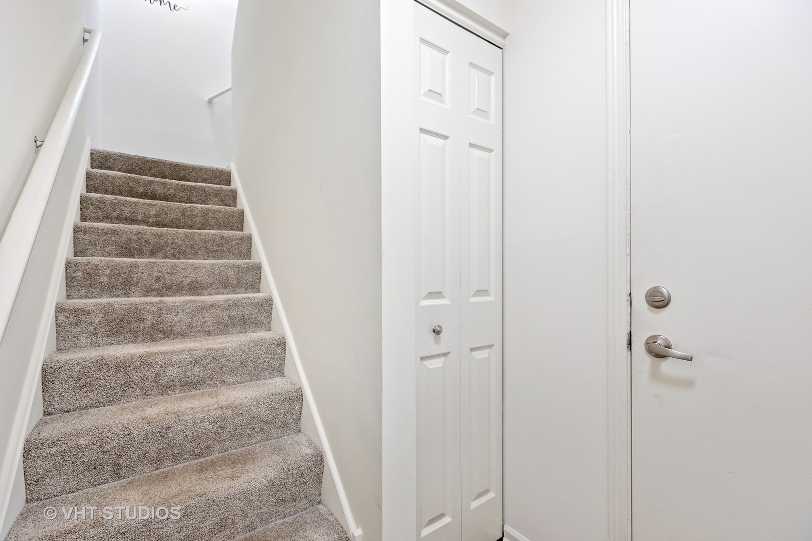 204 Bach Court, Unit 204 Wheaton, IL 60189 - Photo 39 of 61 a view of staircase with white walls