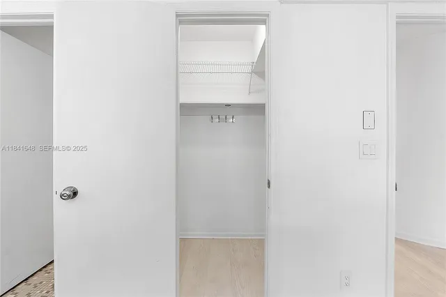 a view of walk in closet