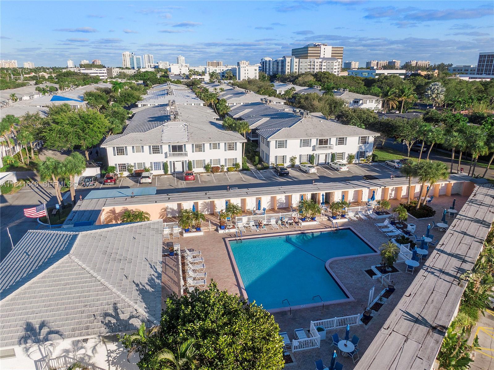 2180 Northeast 67th Street, Unit 728 Fort Lauderdale, FL 33308 - Photo 26 of 49 an aerial view of a house