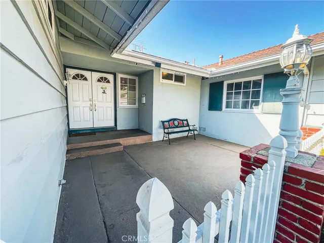 a view of outdoor space and porch