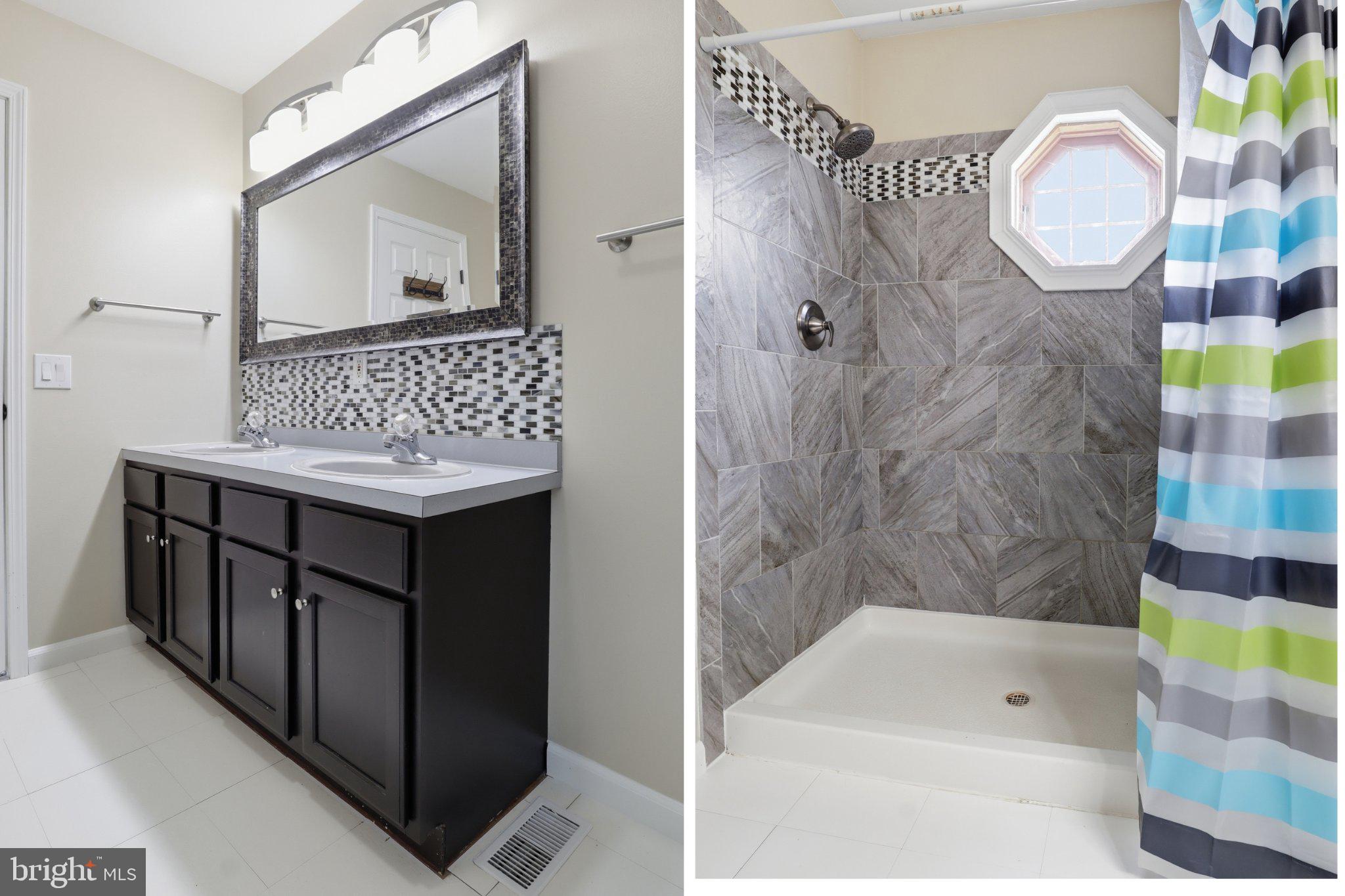 491 Garvine Mill Road Fawn Grove, PA 17321 - Photo 23 of 47 a bathroom with a sink a mirror a bathtub and shower