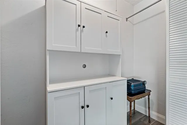 a view white cabinets