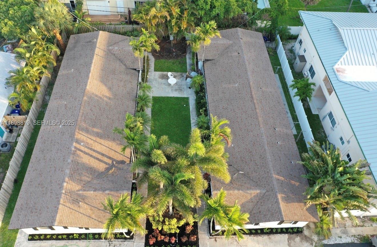 3208 Canal Drive, Unit 4 Pompano Beach, FL 33062 - Photo 7 of 15 an aerial view of a house