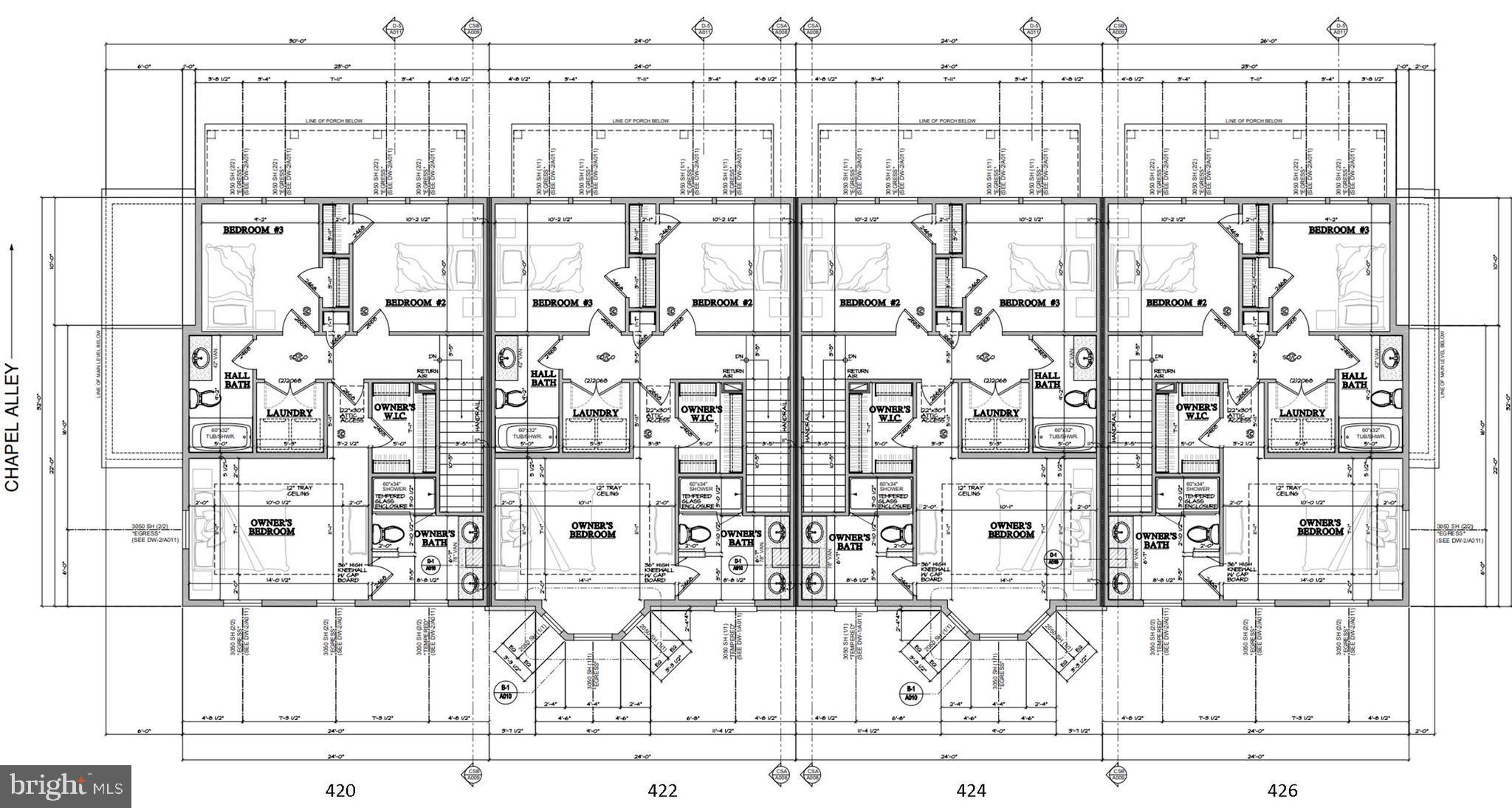 426 Chapel Alley Frederick, MD 21701 - Photo 53 of 53 Upper Level Floor Plan