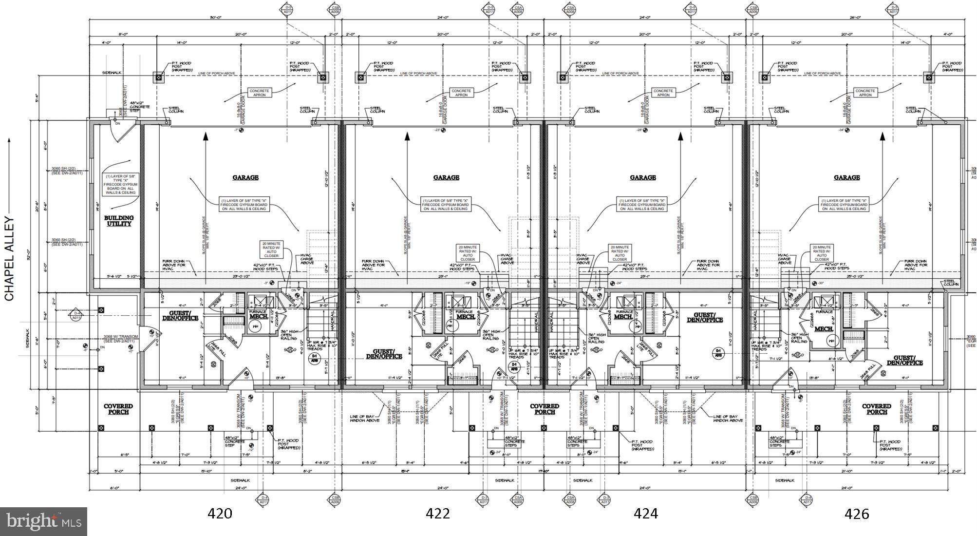 426 Chapel Alley Frederick, MD 21701 - Photo 51 of 53 Entry Level Floor Plan