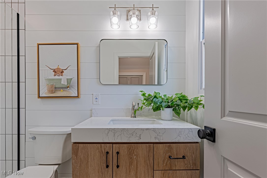 1572 Bell Road Chagrin Falls, OH 44022 - Photo 28 of 36 Bathroom with vanity and toilet