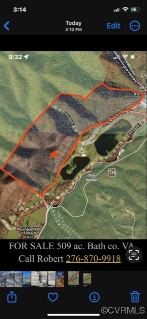 7305 Big Back Creek Road Warm Springs, VA 24484 - Photo 3 of 13 a view of swimming pool from a balcony