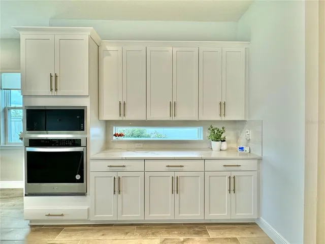 a living room with a couch and a table