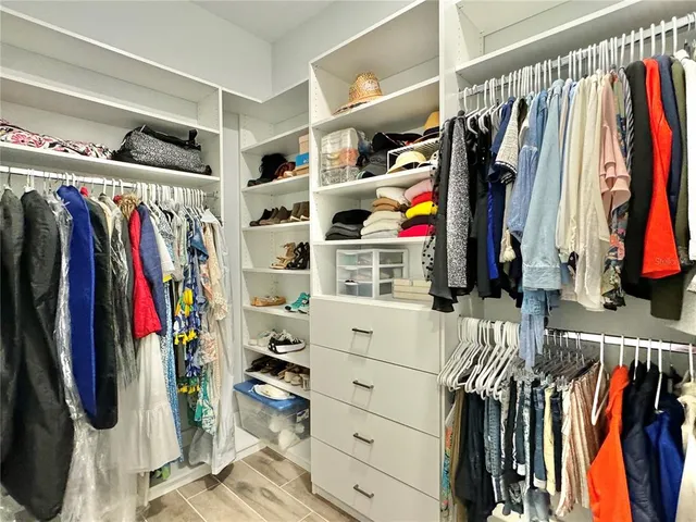 a view of lake from sunset